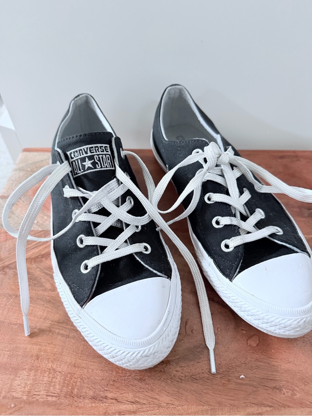 Converse All Star Black and White Low Top Sneakers